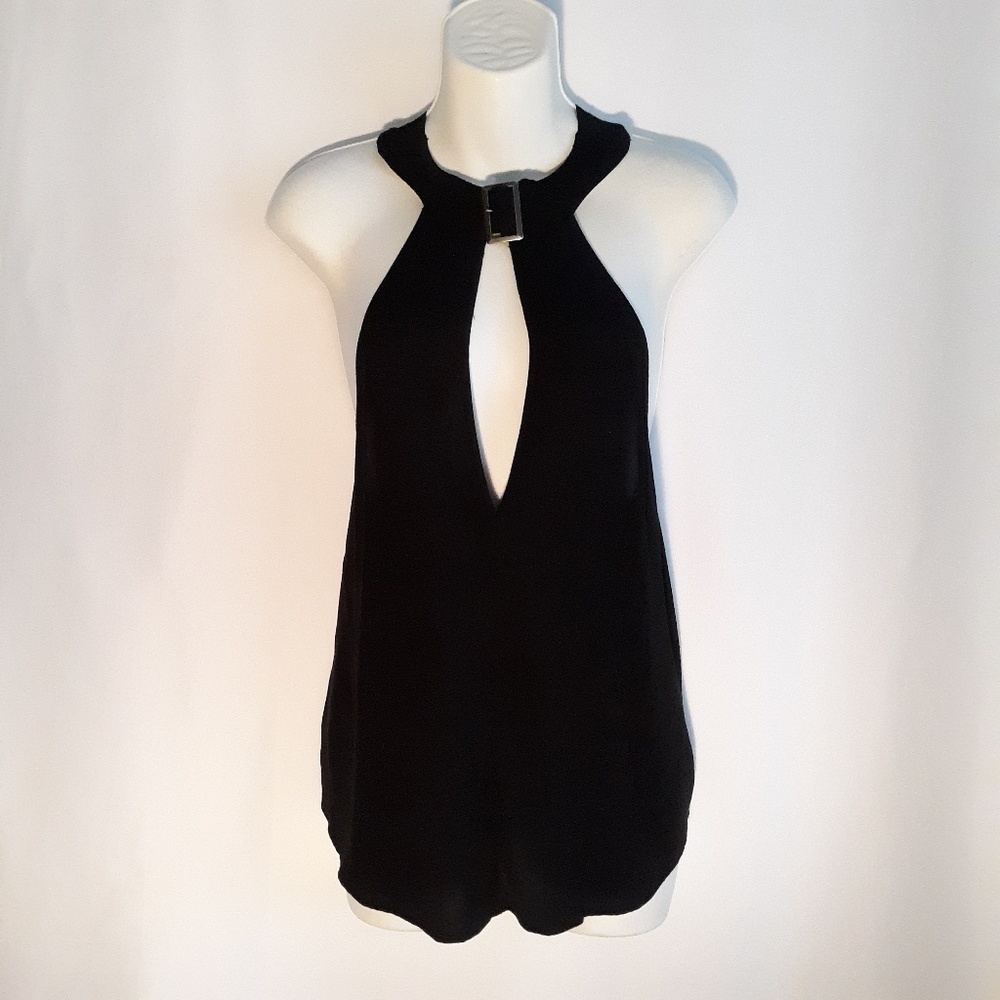 Free People black key hole tank.